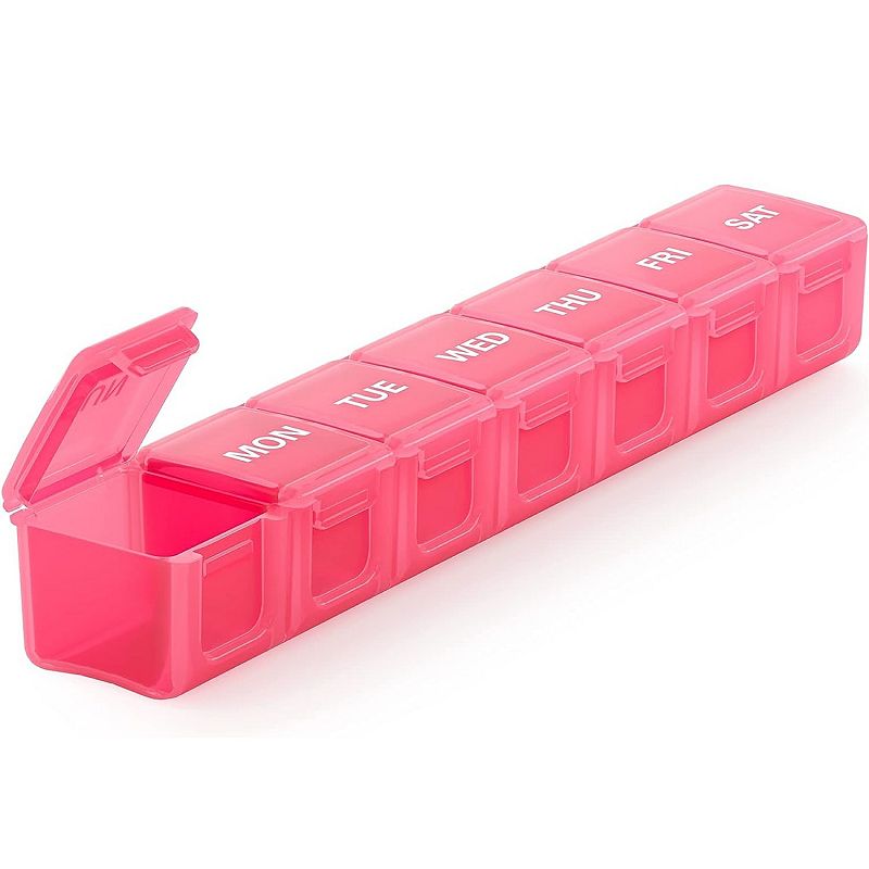 Sukuos Extra Large Weekly Pill Box， Medicine Organizer For Vitamins， Fish Oils and Supplements