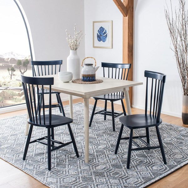 Safavieh Parker Spindle Dining Chairs  Set of 2   Midcentury   Dining Chairs   by Safavieh  Houzz