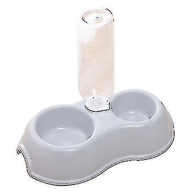 Pet Food Water Feeder With Automatic Water Bottle