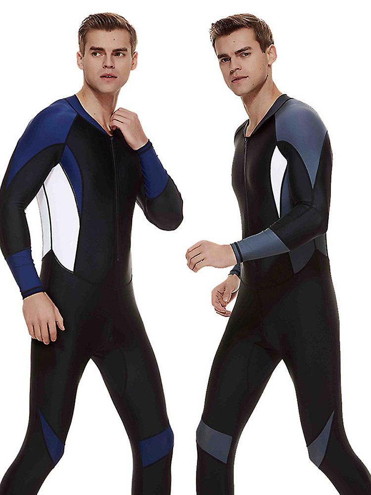 Shark Bart One-piece Swimsuit Men's Sun Protection Clothing Surf Jellyfish Suit Wetsuit Men's Snorkeling Equipment