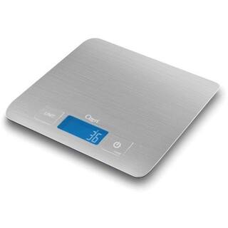 Ozeri Zenith Digital Kitchen Scale in Refined Stainless Steel with Fingerprint Resistant Coating ZK15