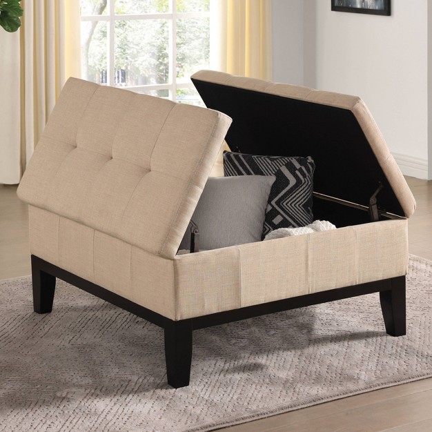 Darragh Split Lift Up Lid Storage Ottoman Homes Inside Out