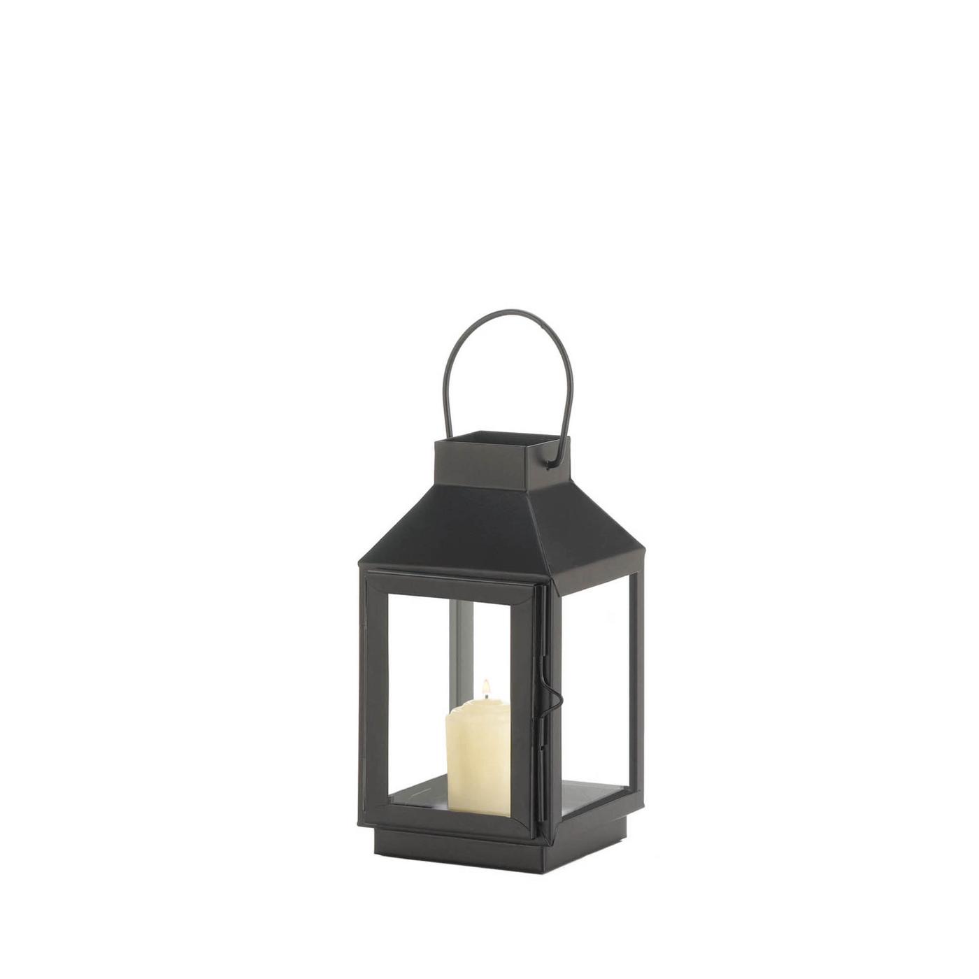 MINI SQUARE TOP BLACK LANTERN