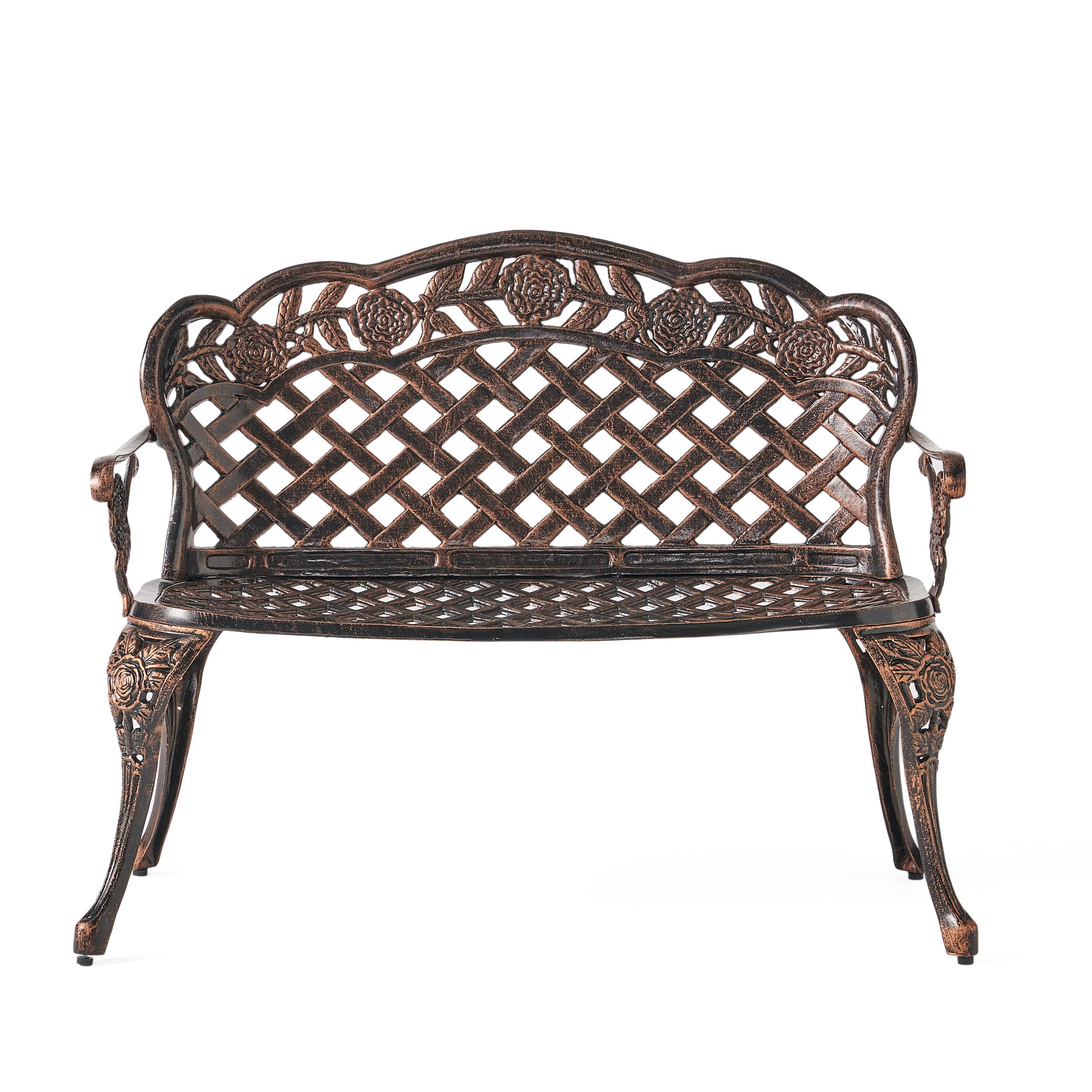 Santa Fe Cast Aluminum Garden Bench