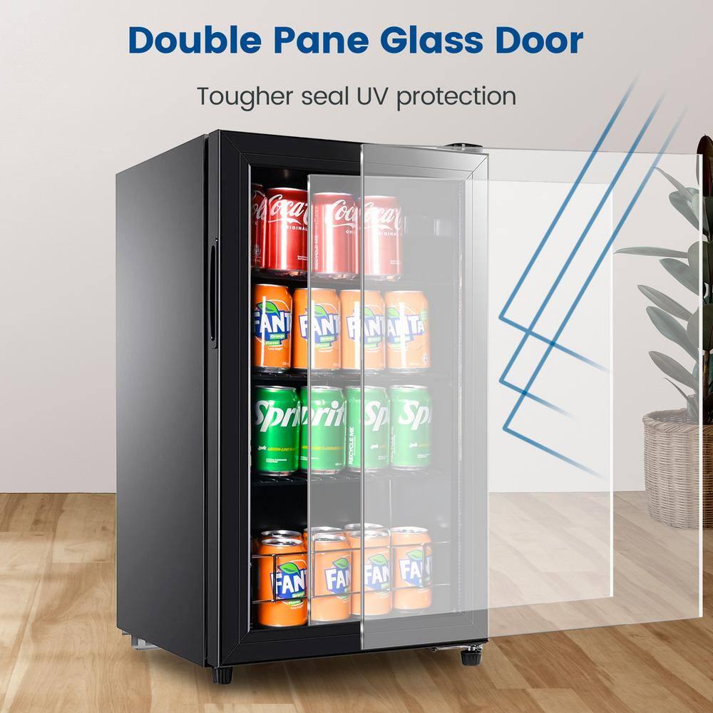 Edendirect 1575 in 60Bottle Wine and 120Can Beverage Cooler Mini Refrigerator for Soda Water Beer Wine for Home Dorm