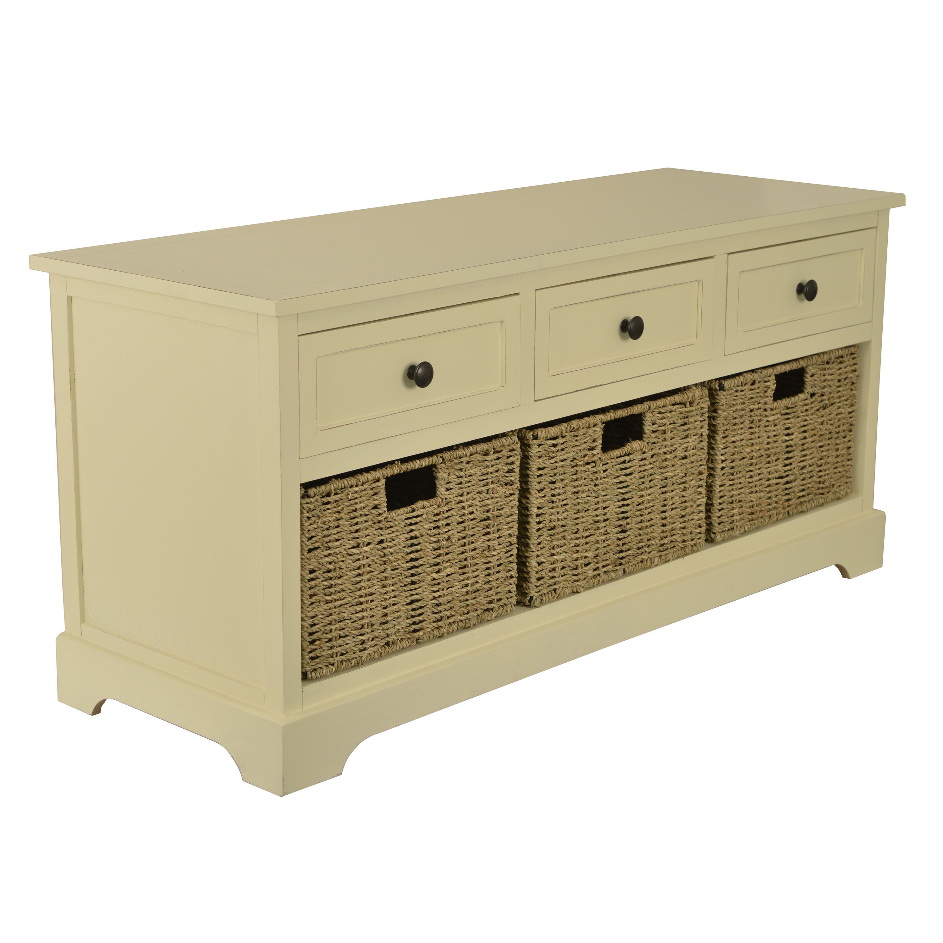 Decor Therapy Montgomery Wood Storage Bench, Multiple Finishes