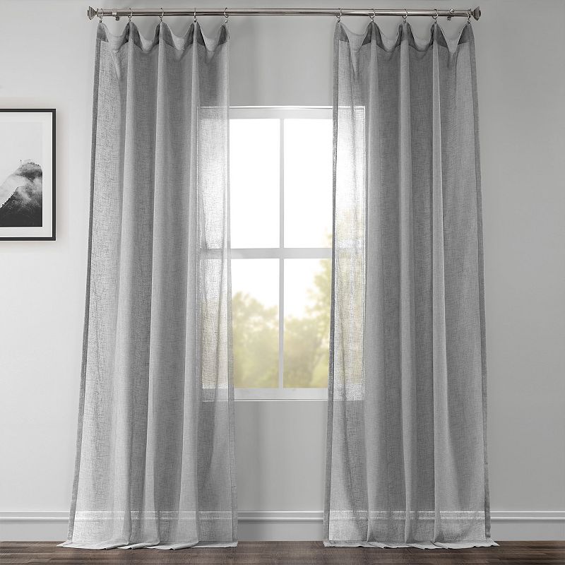 EFF 1-pack Solid Sheer Window Curtain