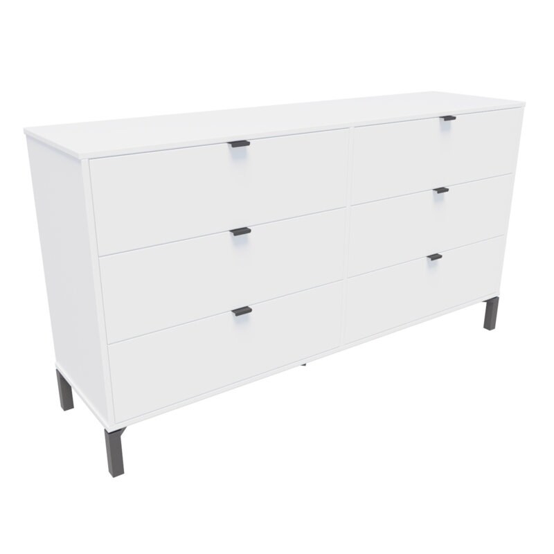 Modern 6 Drawer Dresser