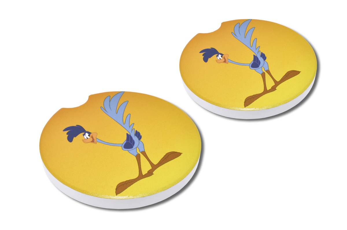 Looney Tunes 833248 Looney Tunes Road Runner Character Absorbent Car Coasters