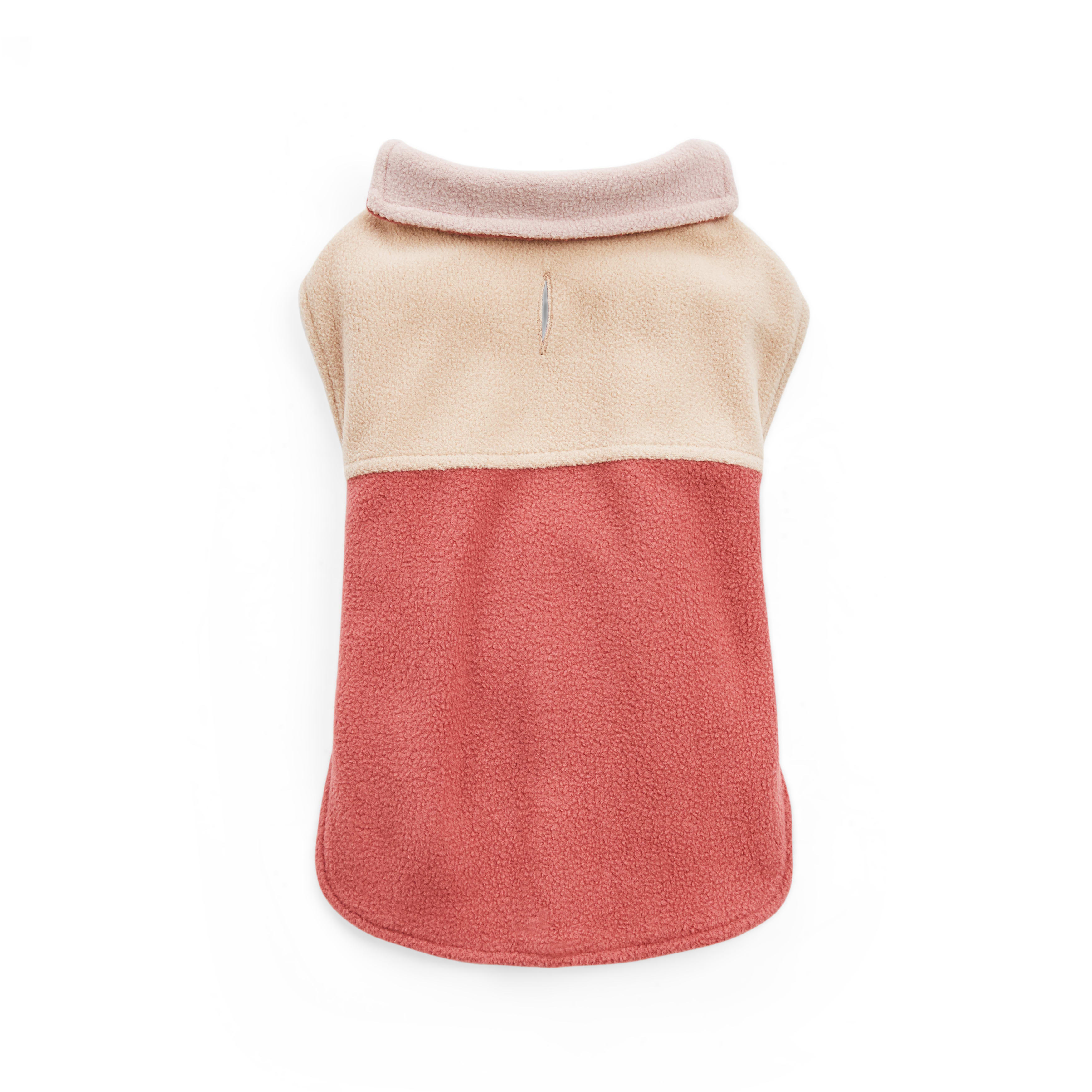 YOULY Pink/Red Cozy Dog Coat， X-Small/Small