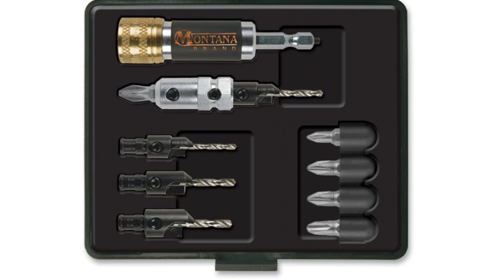 Montana Brand 4-in-1 Modular Wood Drill and Driver Set 10pc