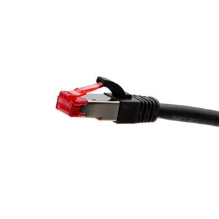 TRIPLETT CAT6A 10GBPS Professional Grade SSTP 26 AWG Patch Cable 1 ft. Red (5-Pack) CAT6A-1RD-5PK