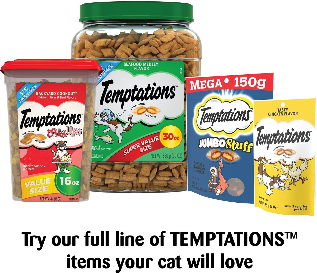 Temptations Classic Tantalizing Turkey Flavor Soft and Crunchy Cat Treats