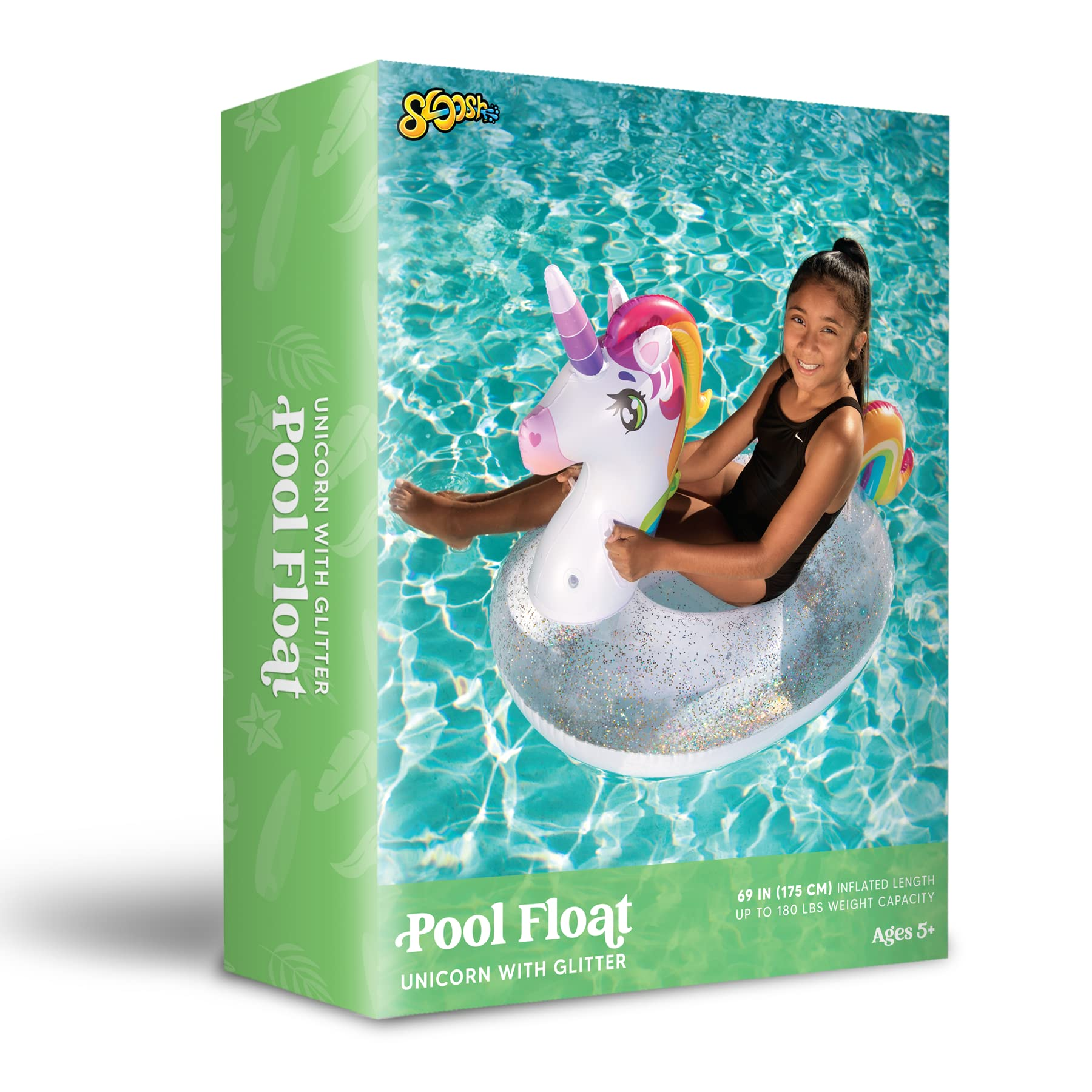 Clearance -  Unicorn with Glitters Pool Float