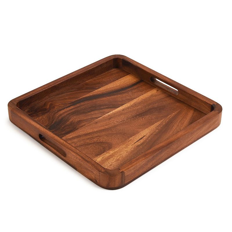 15 Square Serving Tray - Solid Bottom