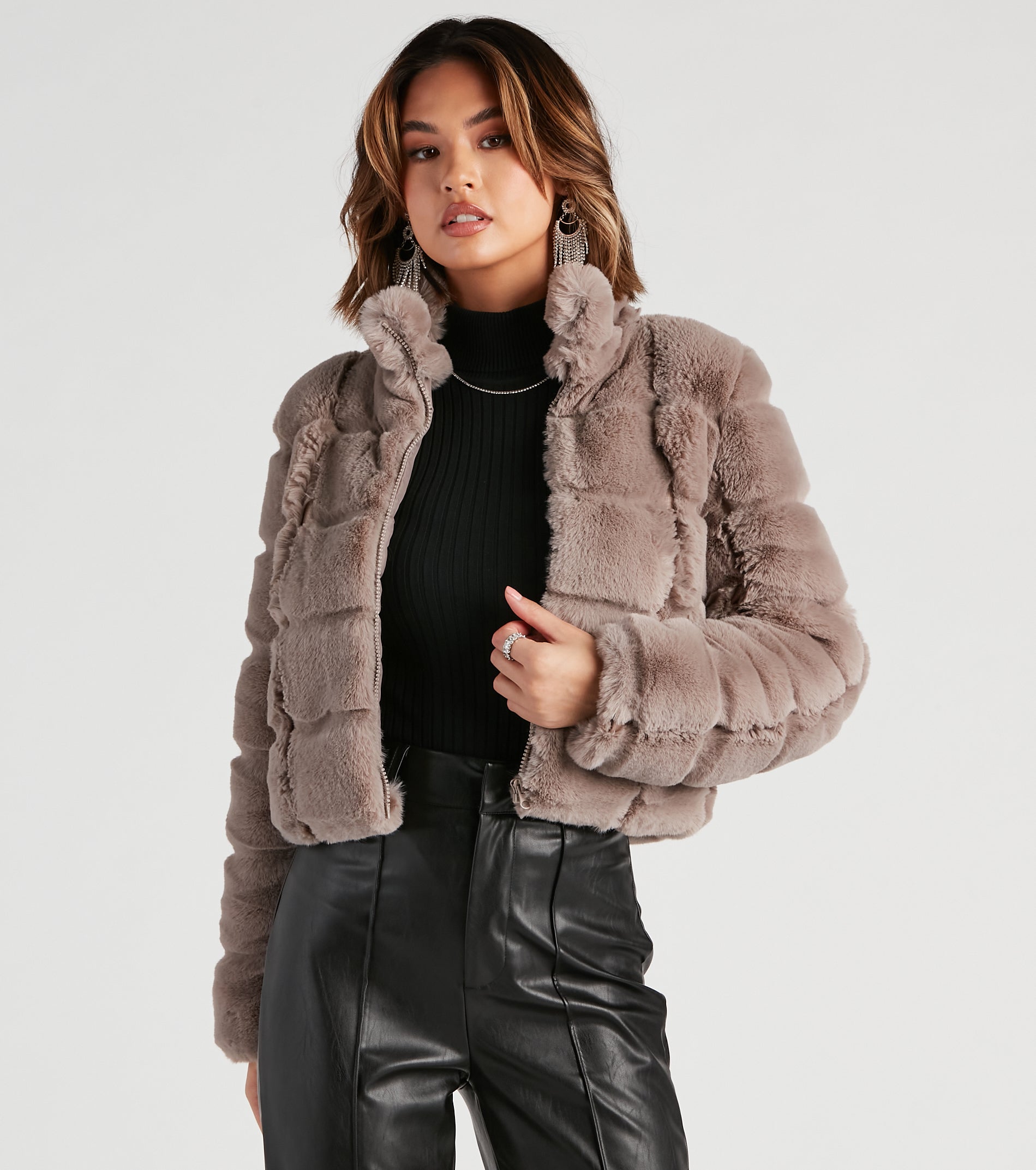 Layer On The Luxe Vibes Faux Fur Jacket