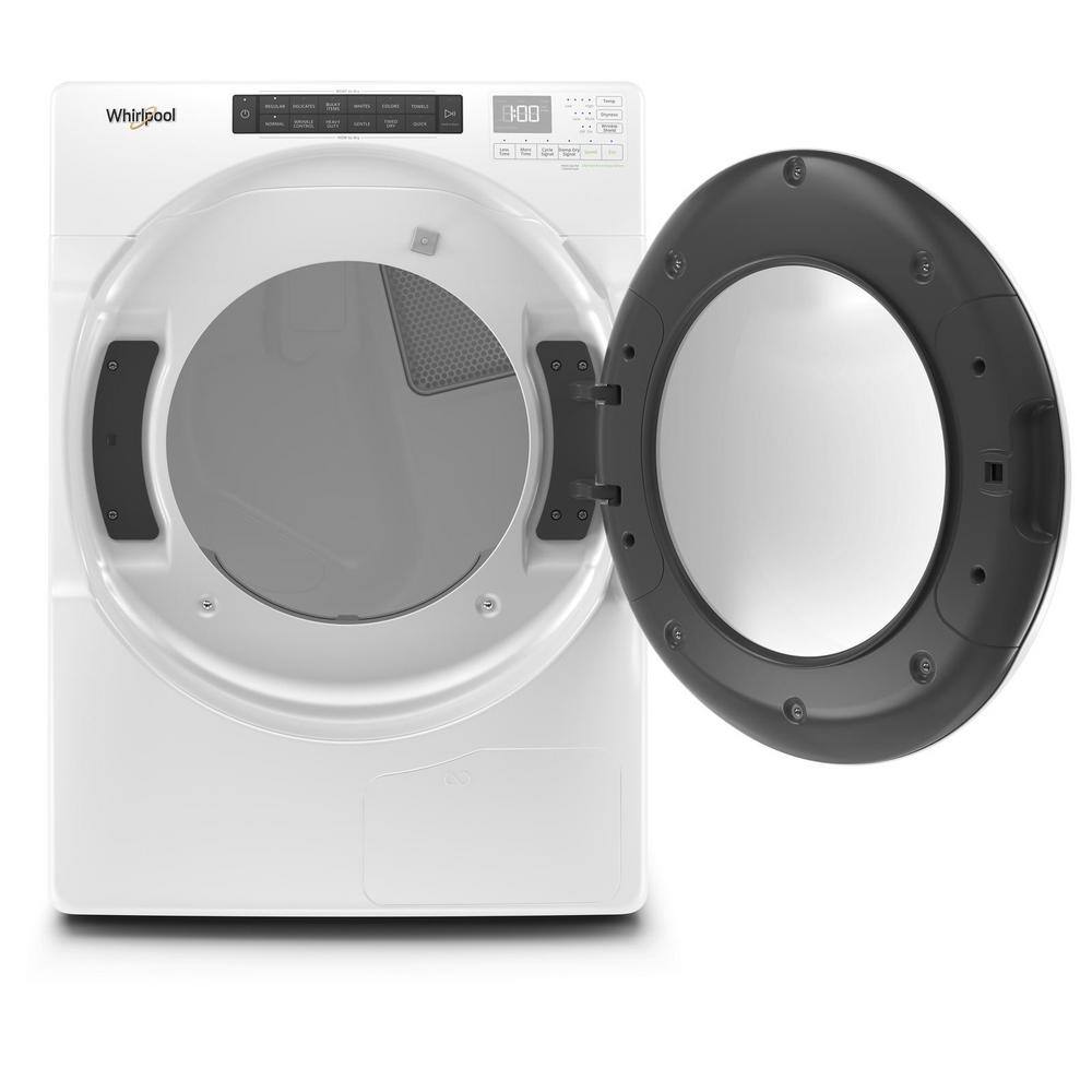 Whirlpool 7.4 cu. ft. 240 Volt Stackable White Electric Ventless Dryer with Intuitive Touch Controls ENERGY STAR WHD560CHW