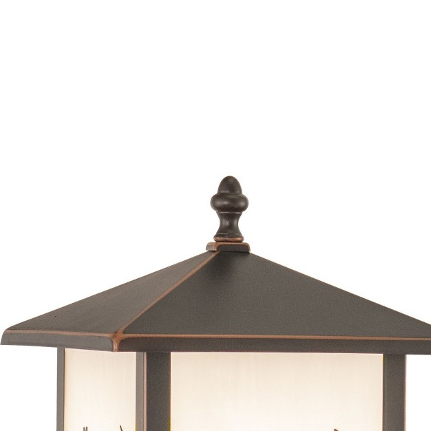 Vaxcel Bryce 1 Light Post Light Burnished Bronze