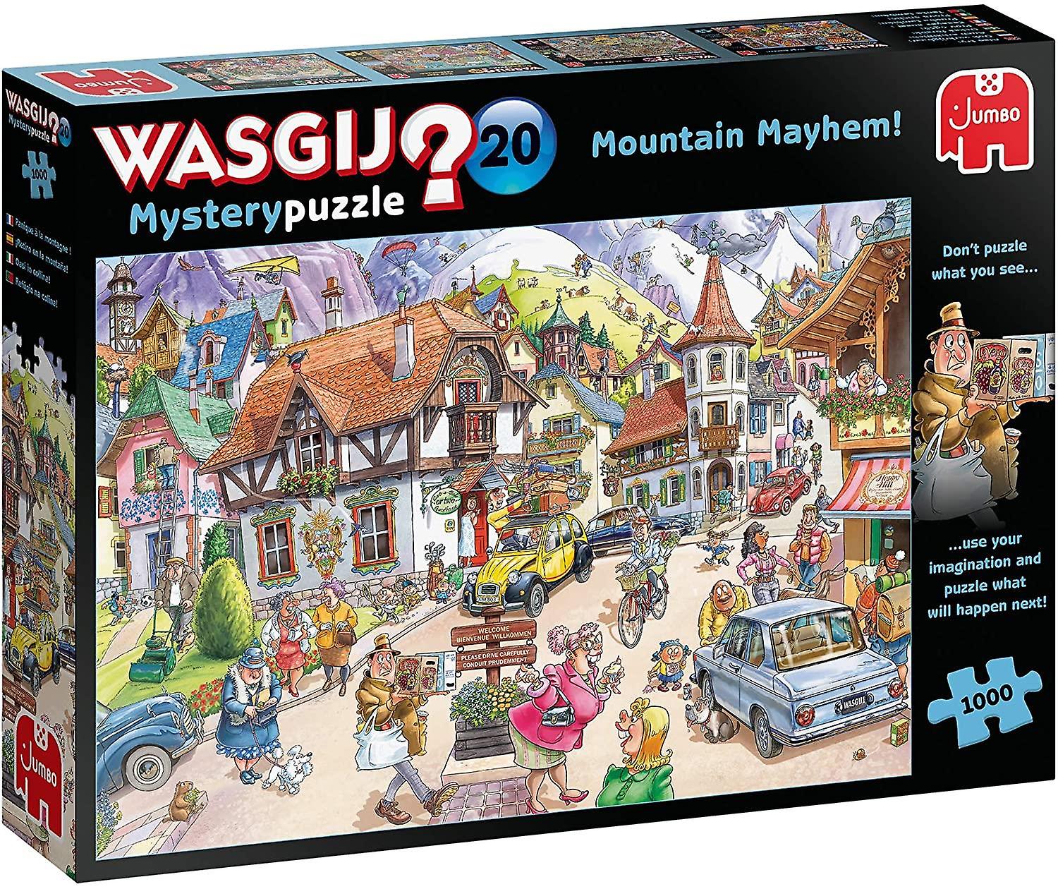 Wasgij Mystery 20 Mountain Mayhem! Jigsaw Puzzle (1000 Pieces)