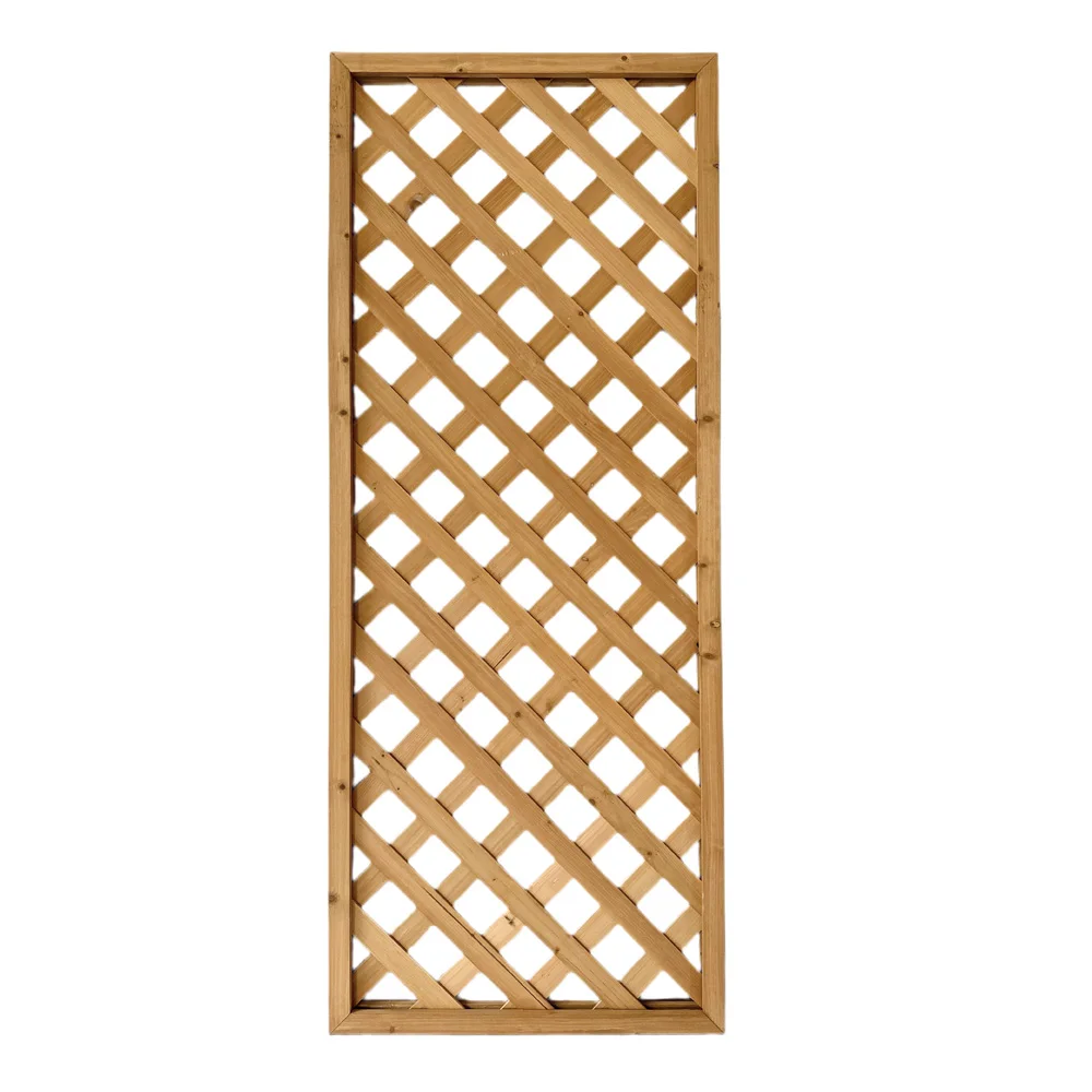 Manufacturer supply garden trellis lattice fence wall wood decorative garden picket fence