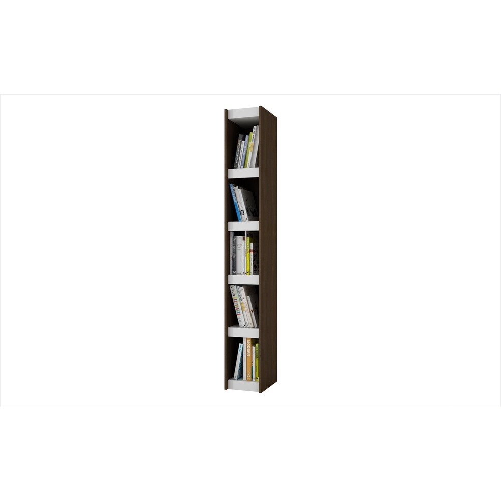 Accentuations by Manhattan Comfort Valuable Parana Bookcase 1.0 with 5 Shelves