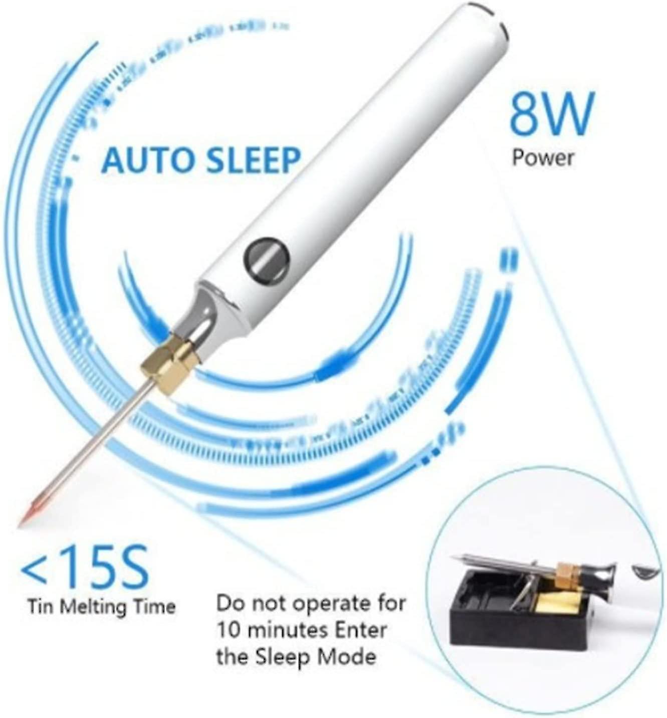 5v 8w Soldering Iron Kit， Usb Electric Soldering Iron Set-default