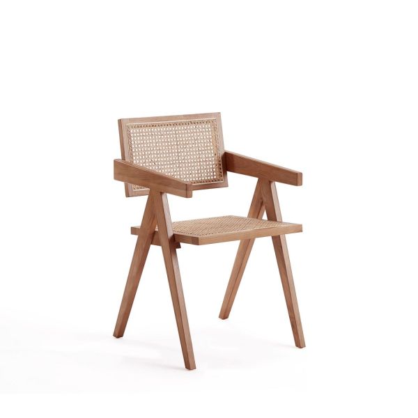 Hamlet Dining Arm Chair in Nature Cane