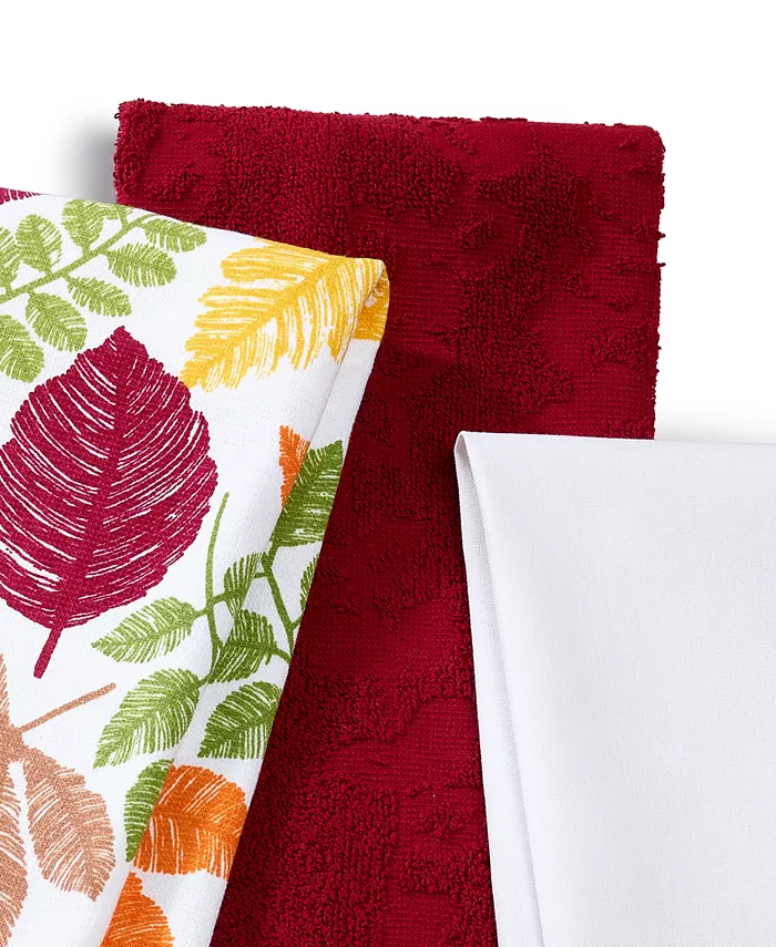 The Cellar Harvest 3-Pc. Cotton Dish Towel Set