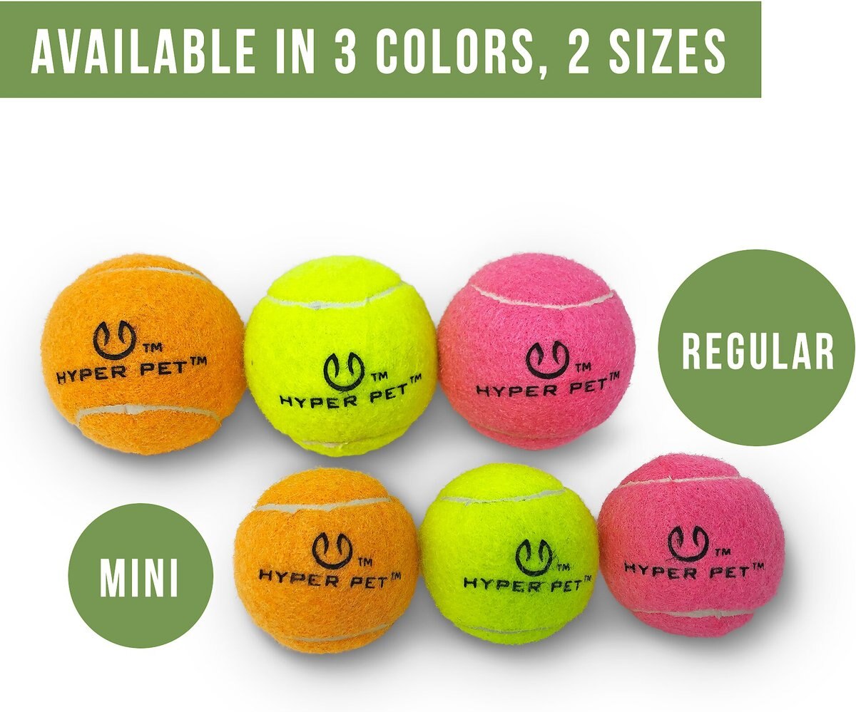 Hyper Pet 4 Pack of Balls for Dogs， Green