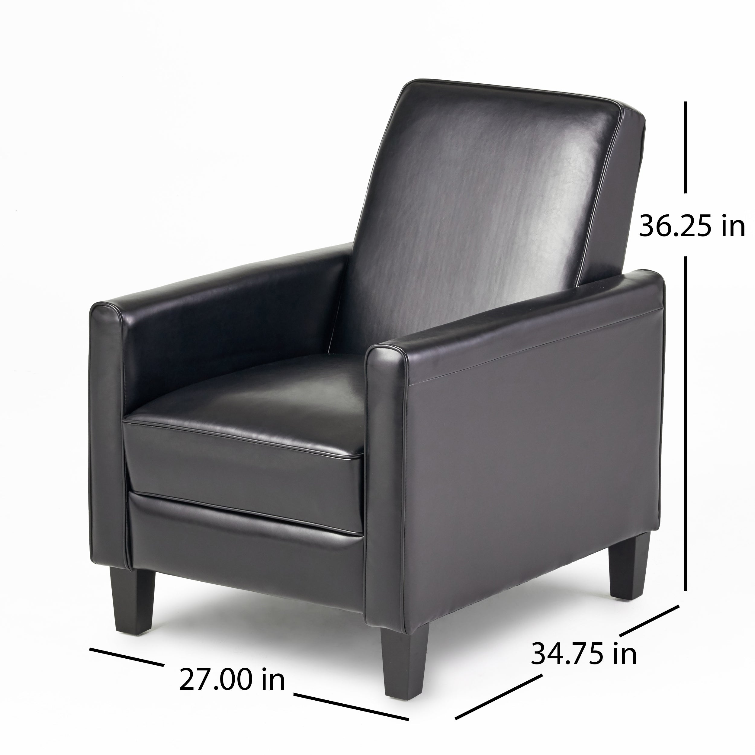 Lucas Modern Leather Recliner Chair