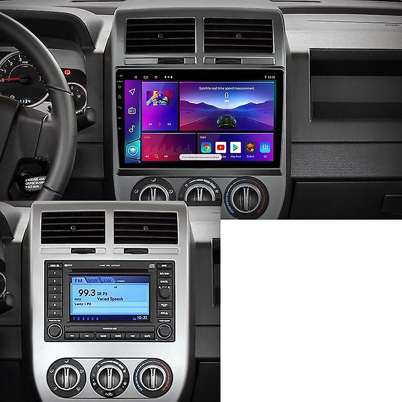 Wireless Carplay Android Auto Car Radio For Jeep Compass 1 MK 2006 - 2010 Multimedia GPS autoradio