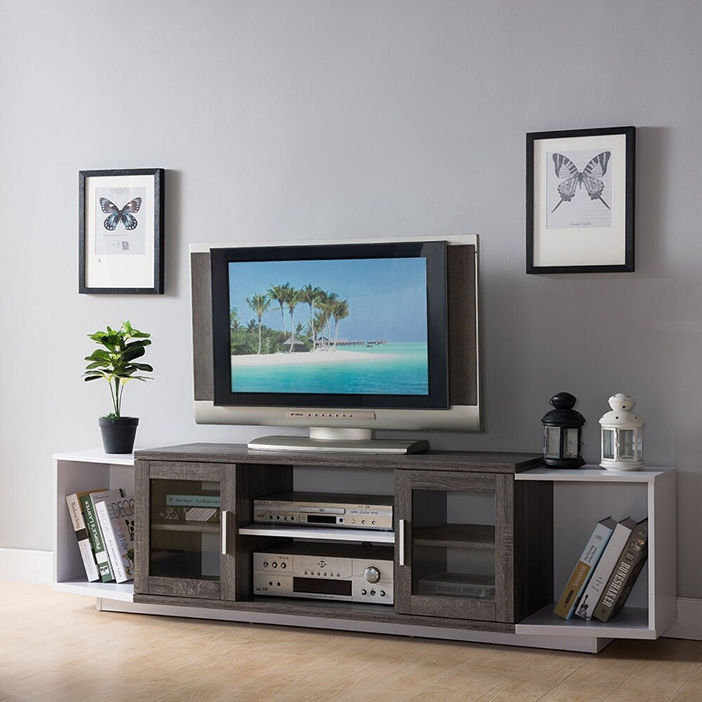 Rasa Contemporary 72 inch Multifunctional Storage TV Console by Furniture of America