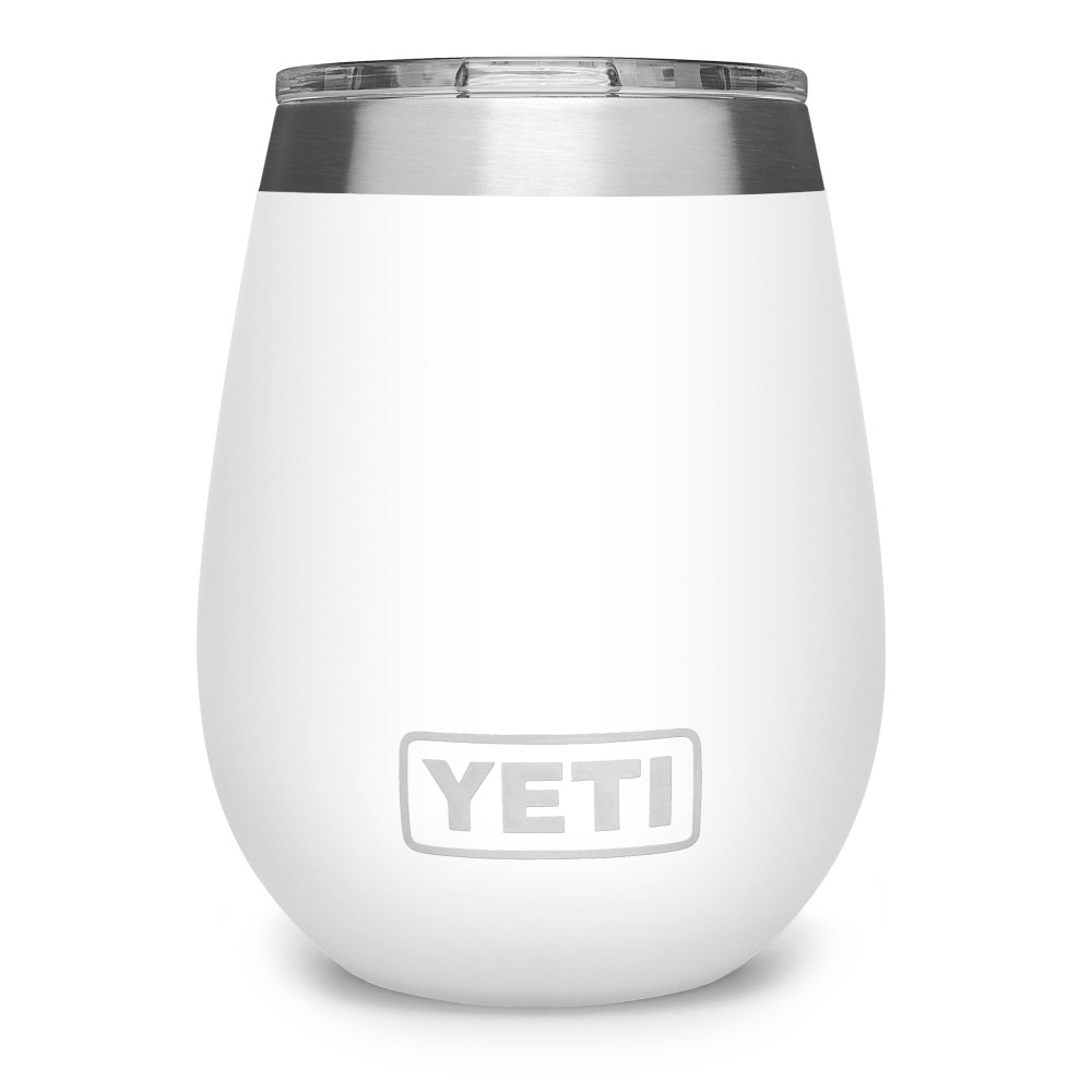 Yeti Rambler Wine Tumbler with MagSlider Lid 10oz， White