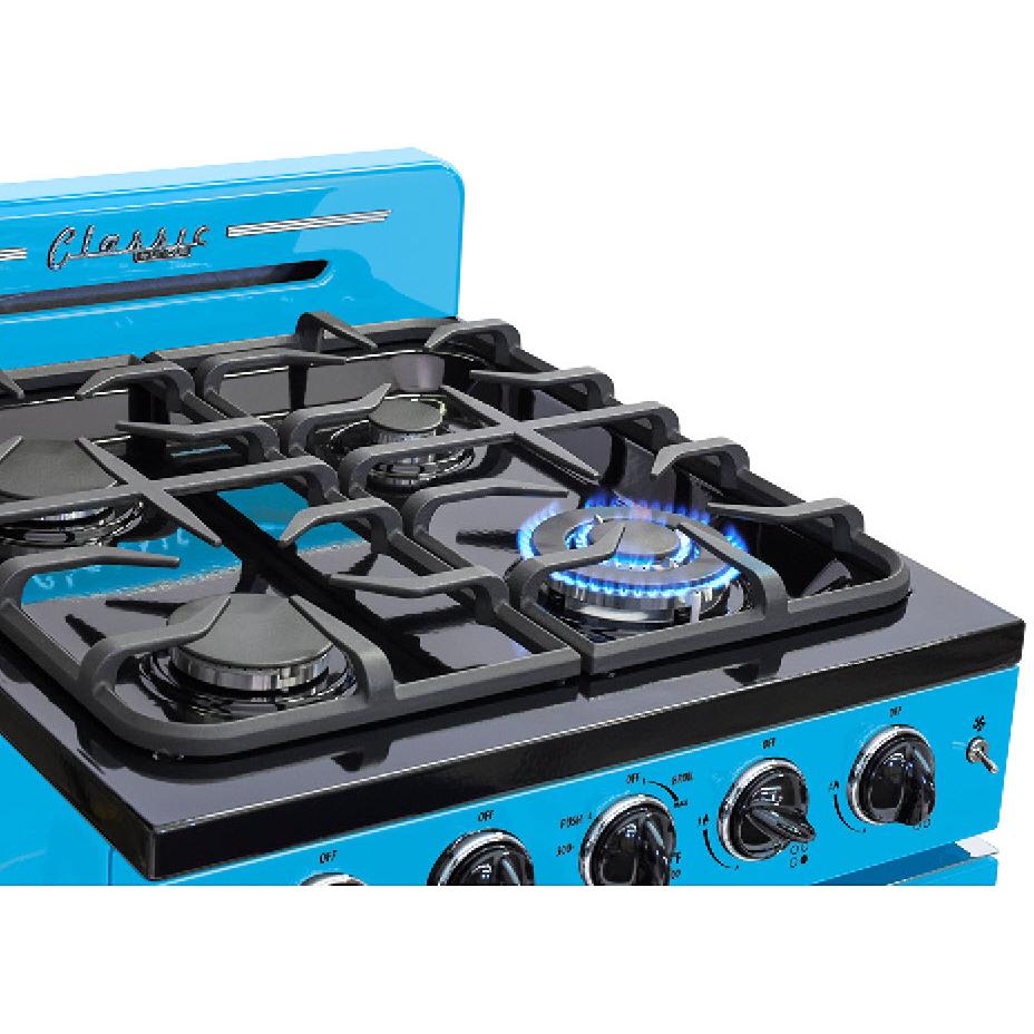 Unique Appliances 24-inch Freestanding Gas Range with Convection Technology UGP-24CR RB