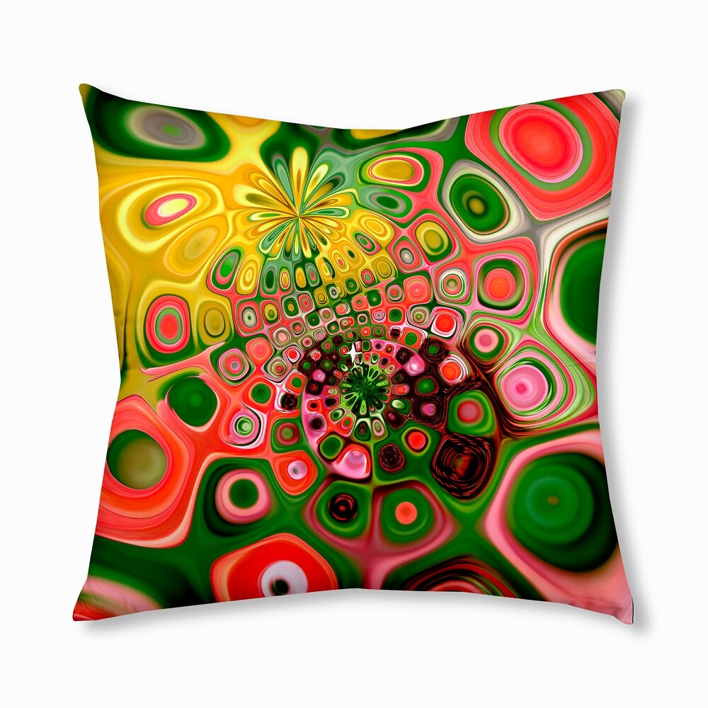 Bohemian   Eclectic Spring Pallet Design Tufted Floor Pillow