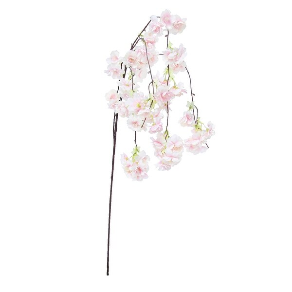 Set of 3 Artificial Hanging Japanese Cherry Blossom Flower Stem Spray 51in