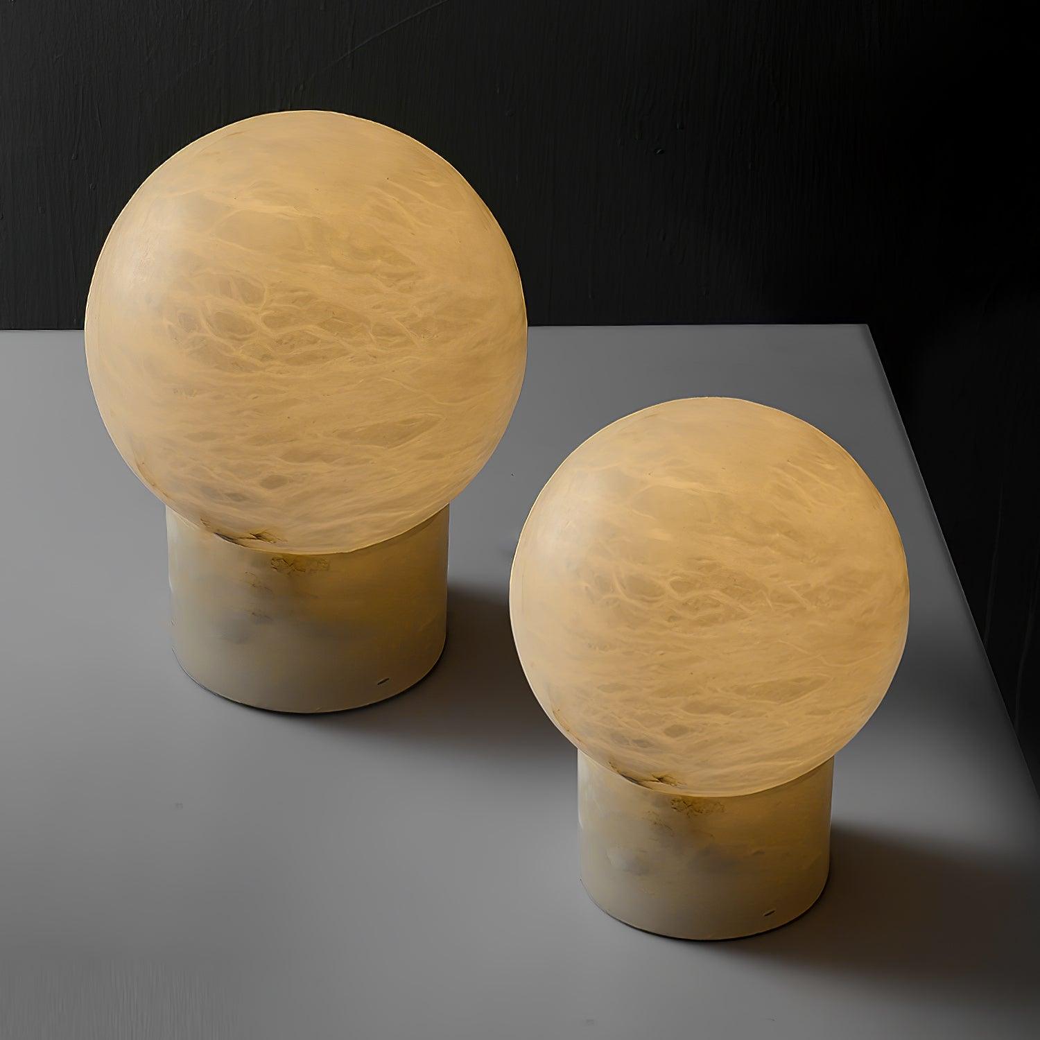 Marble Ball Table Lamp