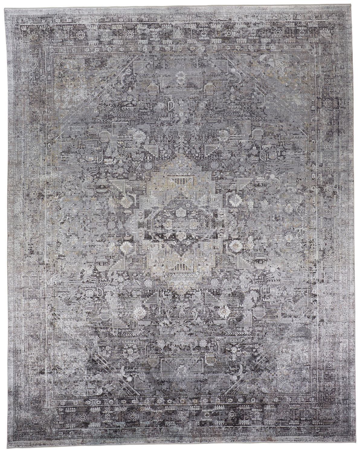 Melmas Gray Rug by BD Fine