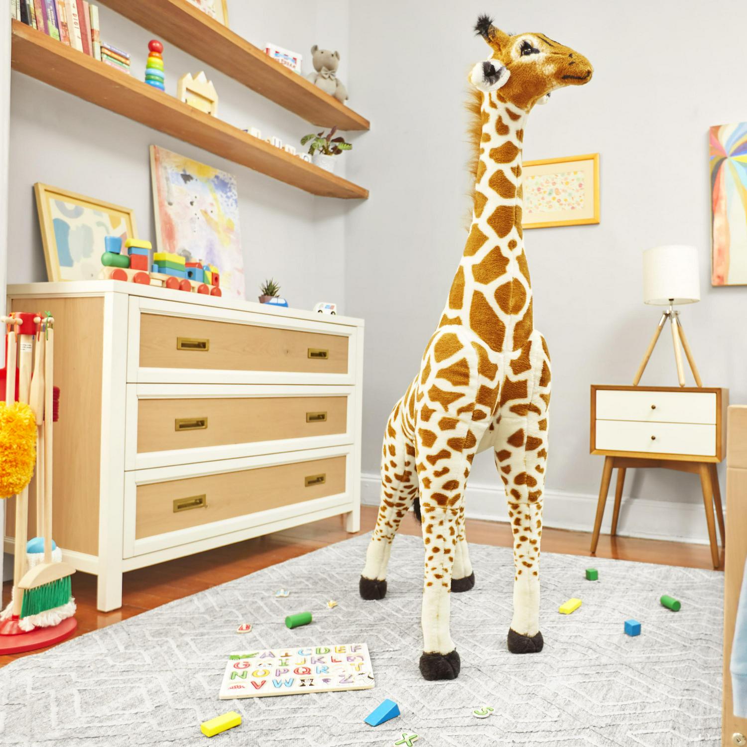 Melissa and Doug Giant Giraffe 8211 Lifelike Plush Stuffed Animal (over 4 feet tall)  Crowdfused