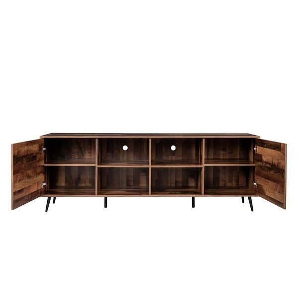 Modern Entertainment Center Adjustable Storage Cabinet