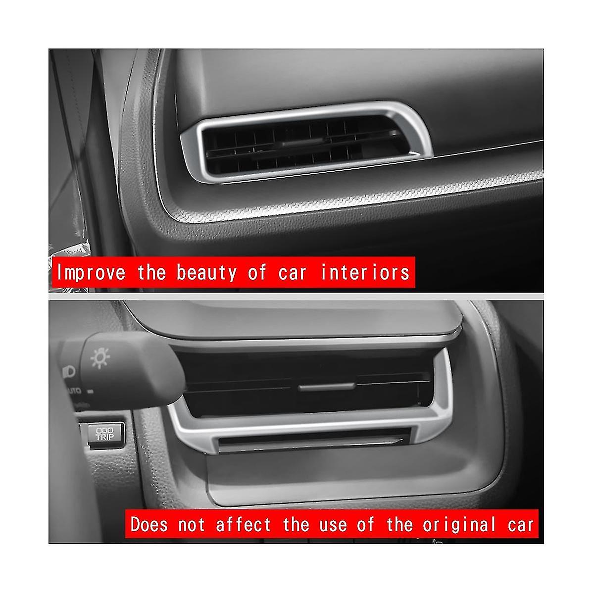 Bright Black Front Dashboard Side Air Outlet Left Right Air Outlet Accessories For Prius 60 Series