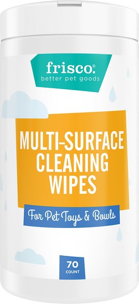 Frisco Pet Toy and Bowl Cleaning Wipes， 70 count