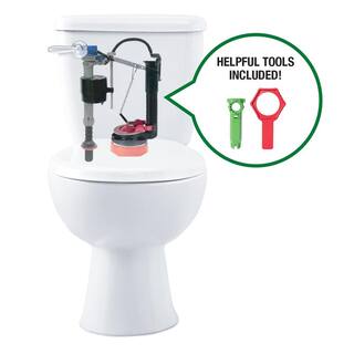 Fluidmaster Performax 3 in. Universal High Performance Everything Toilet Repair Kit with Install Tools K-400H-038-T4