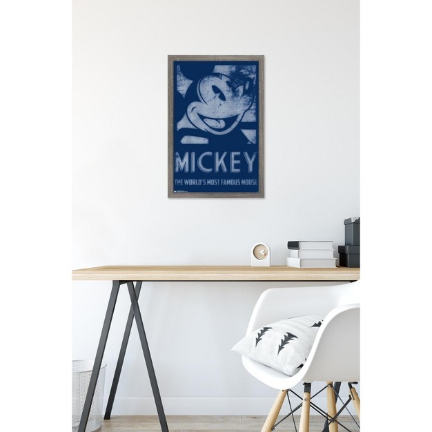 Trends International Disney Mickey Mouse Famous Framed Wall Poster Prints