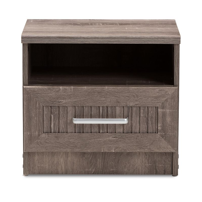 Baxton Studio Gallia Nightstand Table