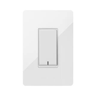 Liteline SPEX Lighting - Smart WIFI Connected by WIZ 3-Way Specialty Rocker Light Switch White SLWZ-3WAY-01