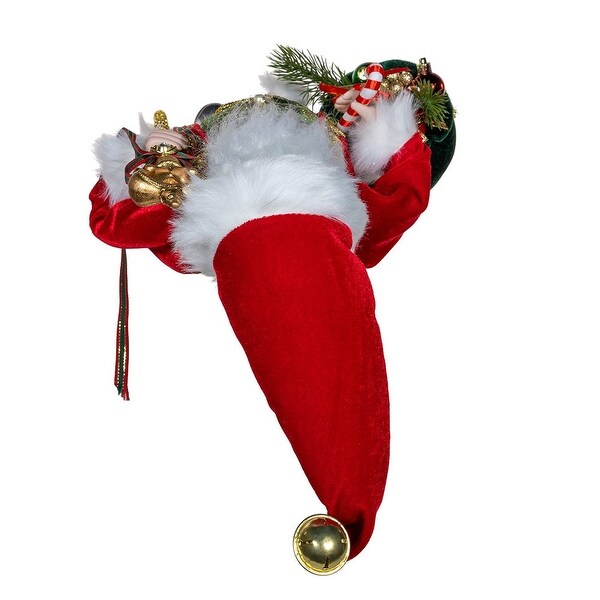 Kurt Adler 18Inch Santa with Gift Bag and Scepter Table Piece