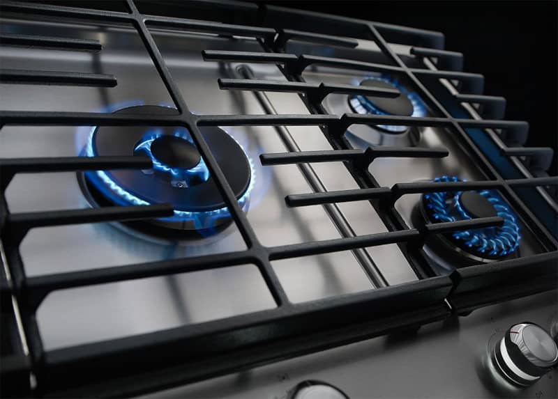 KitchenAid 30 Stainless Steel 5-Burner Gas Cooktop With Griddle