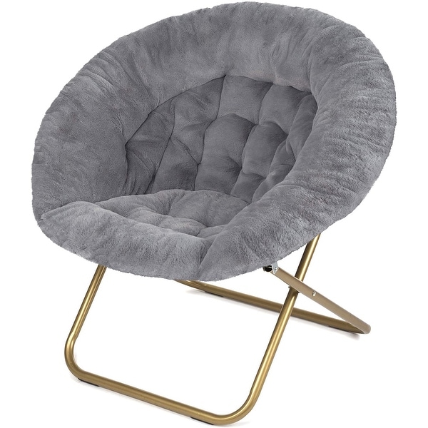 Milliard Cozy X-large Faux Fur Saucer Chair