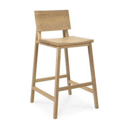 N3 TABOURET BAR 49X50X92 CHENE